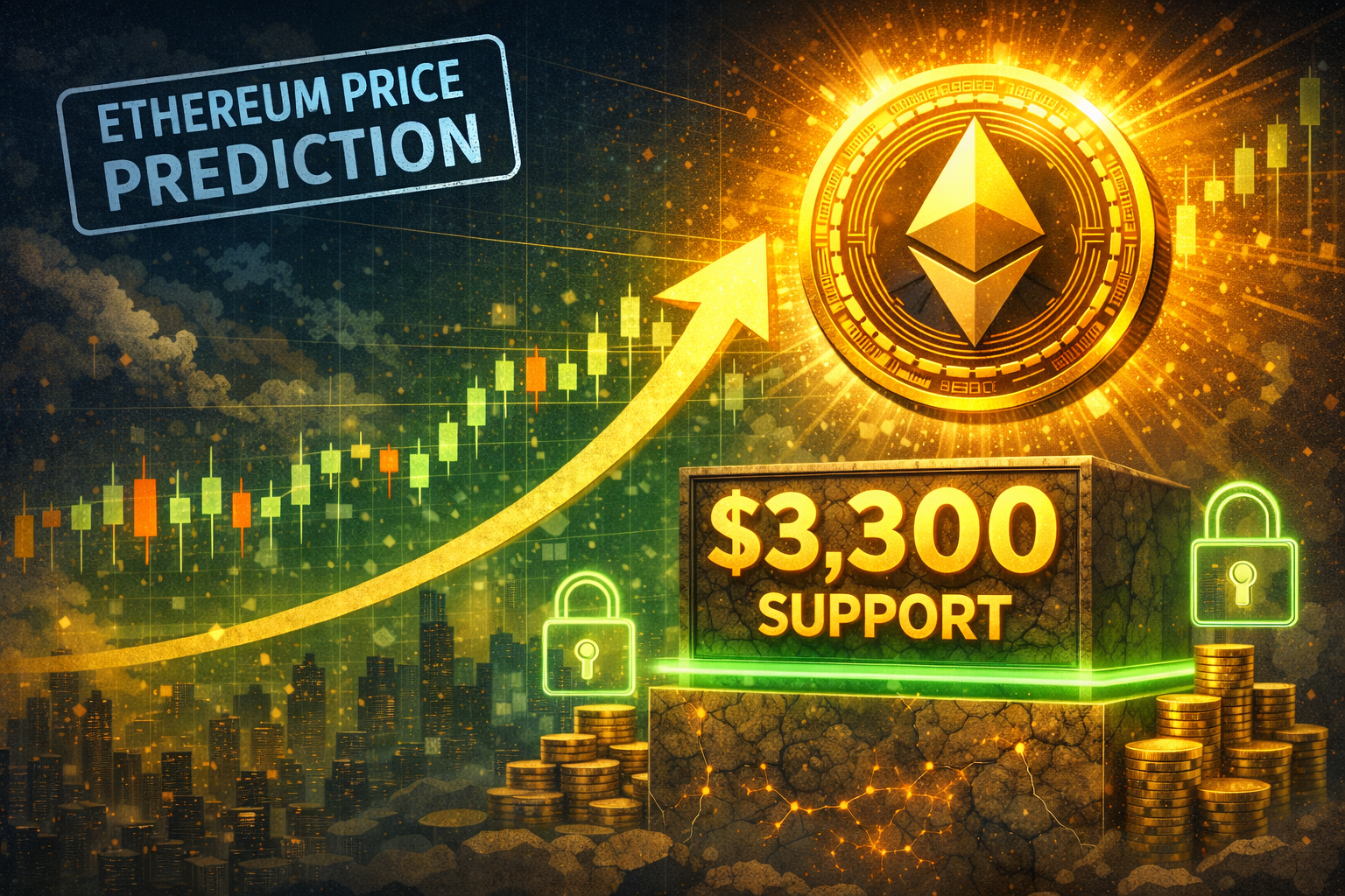 Ethereum price prediction: $3,300 support holds the key